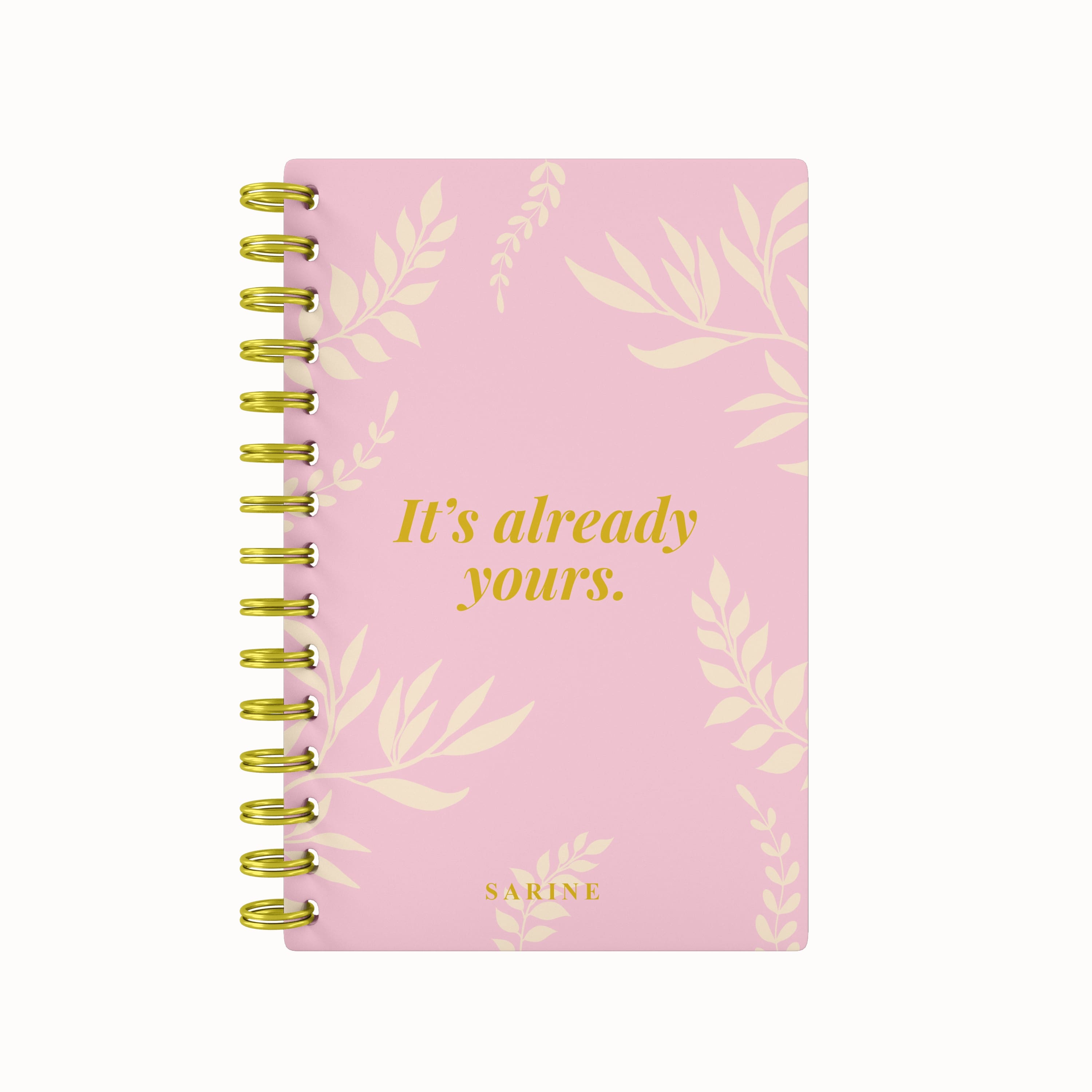 Any Quote Foliage Foil 2026 Weekly Planner