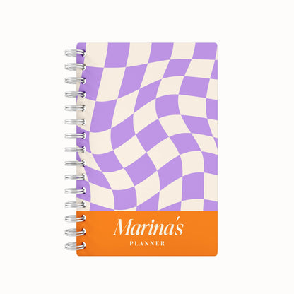 Checkered Tiles 2026 Desk Planner
