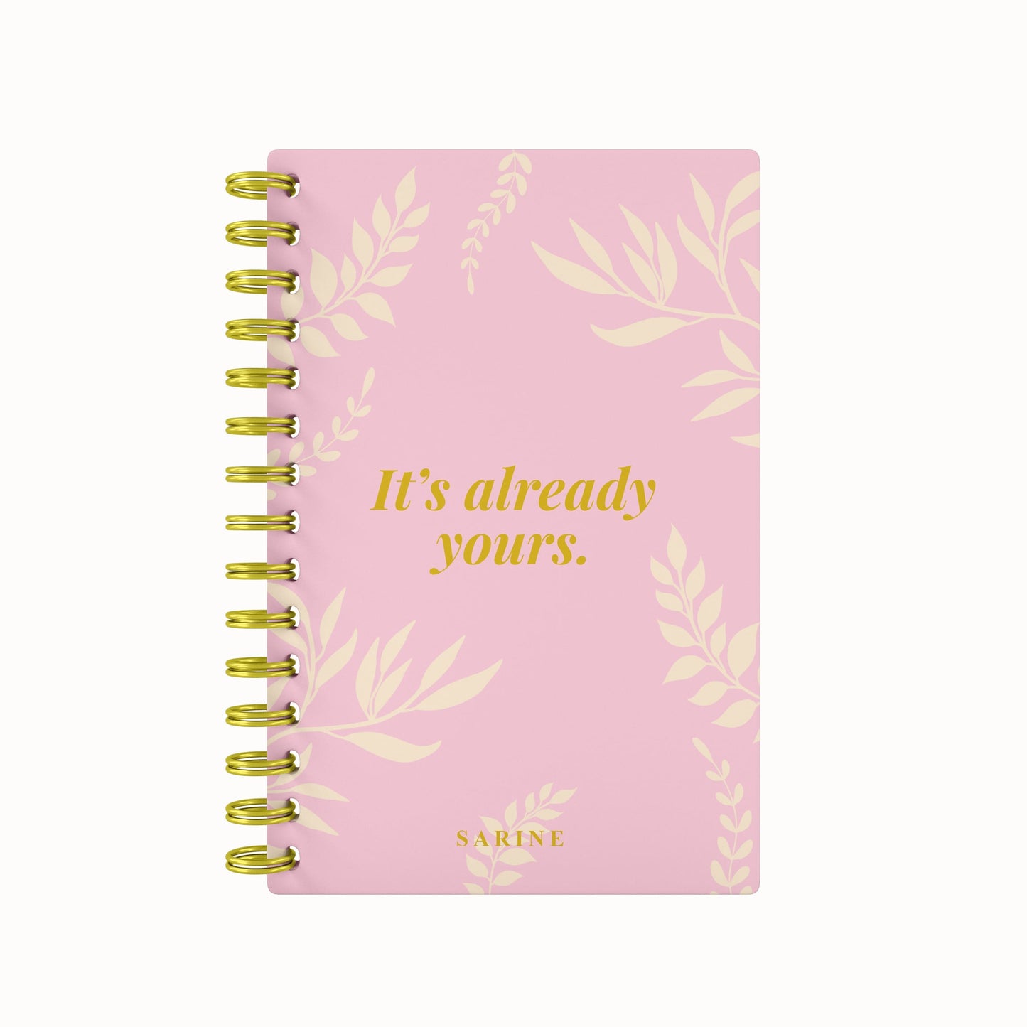 Any Quote Foliage Foil Undated Daily Planner