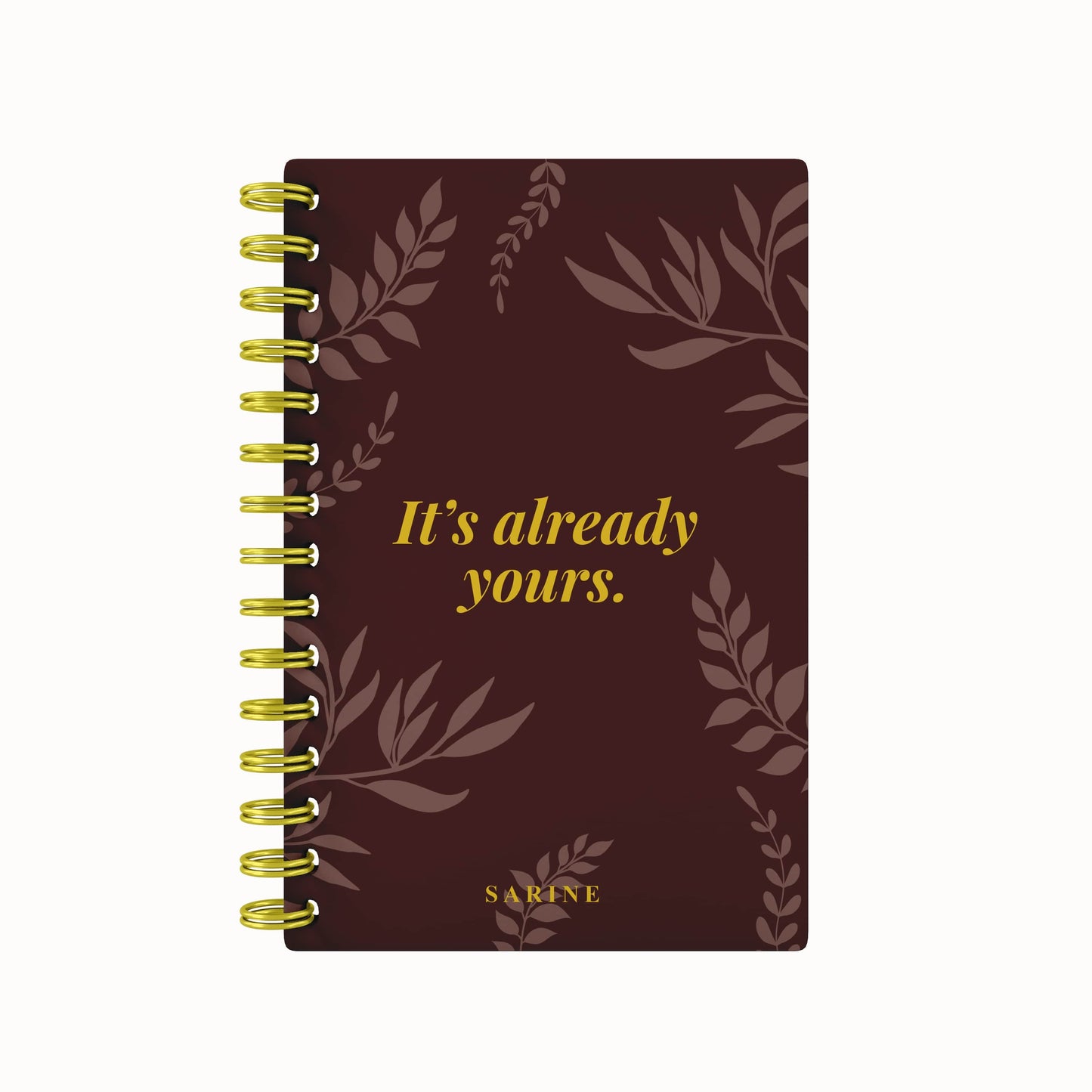 Any Quote Foliage Foil 2026 Weekly Planner