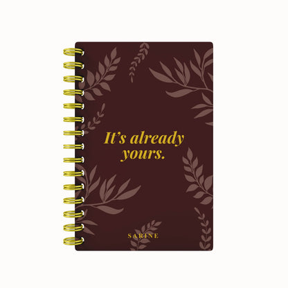 Any Quote Foliage Foil 2026 Weekly Planner