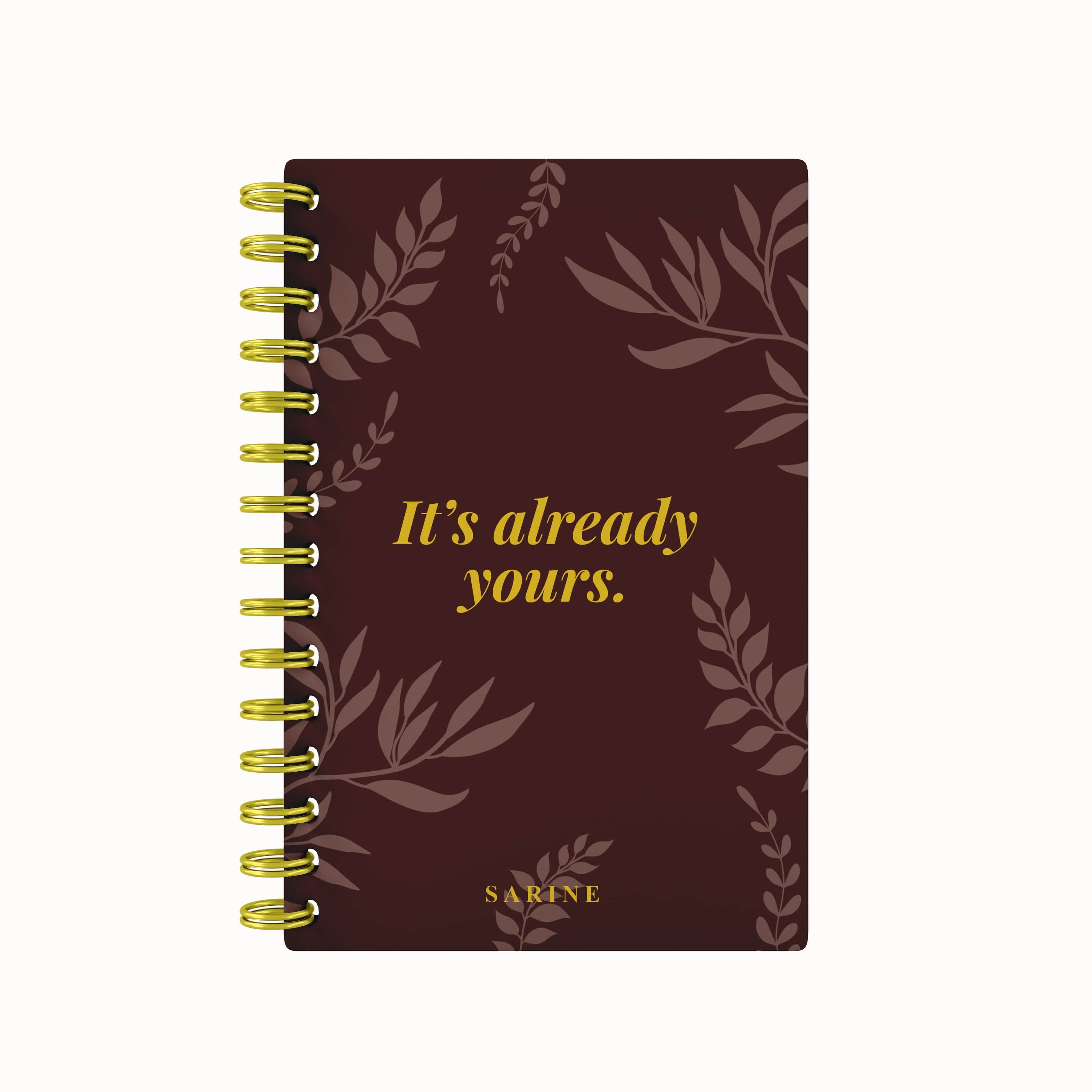 Any Quote Foliage Foil 2026 Desk Planner