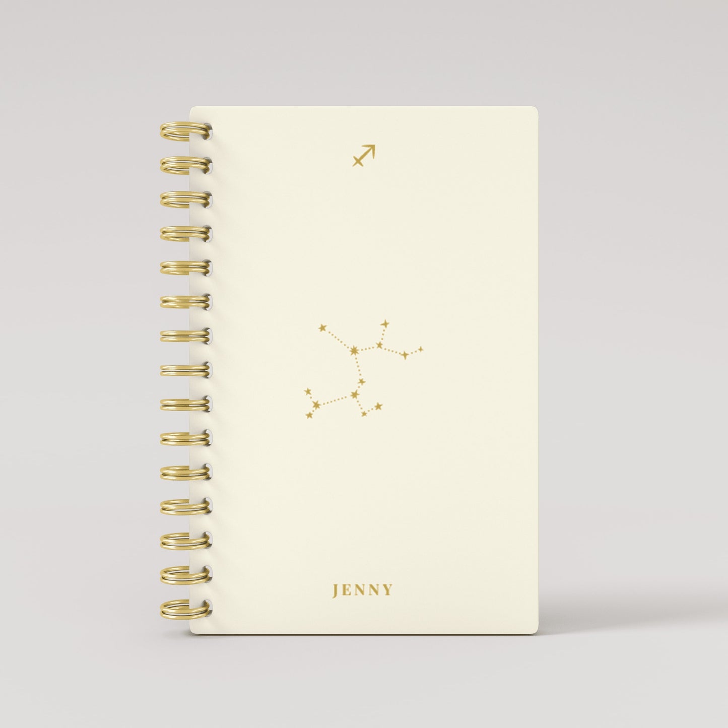 Gold Foil Constellation Zodiac Sign 2025 Daily Planner