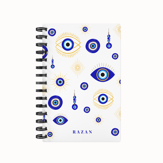Evil Eye Golden Lined Notebook