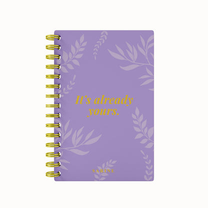 Any Quote Foliage Foil 2026 Weekly Planner