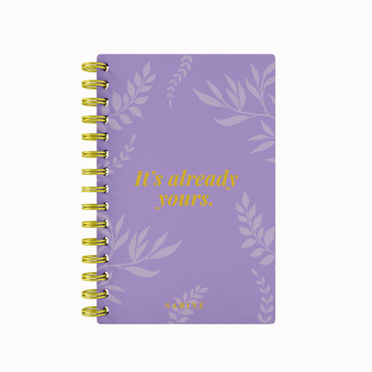 Any Quote Foliage Foil 2026 Desk Planner
