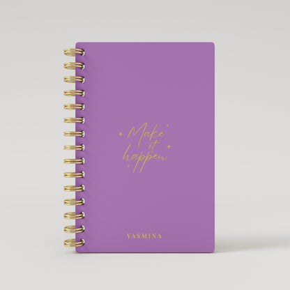 Make It Happen Foil 2025 Daily Planner