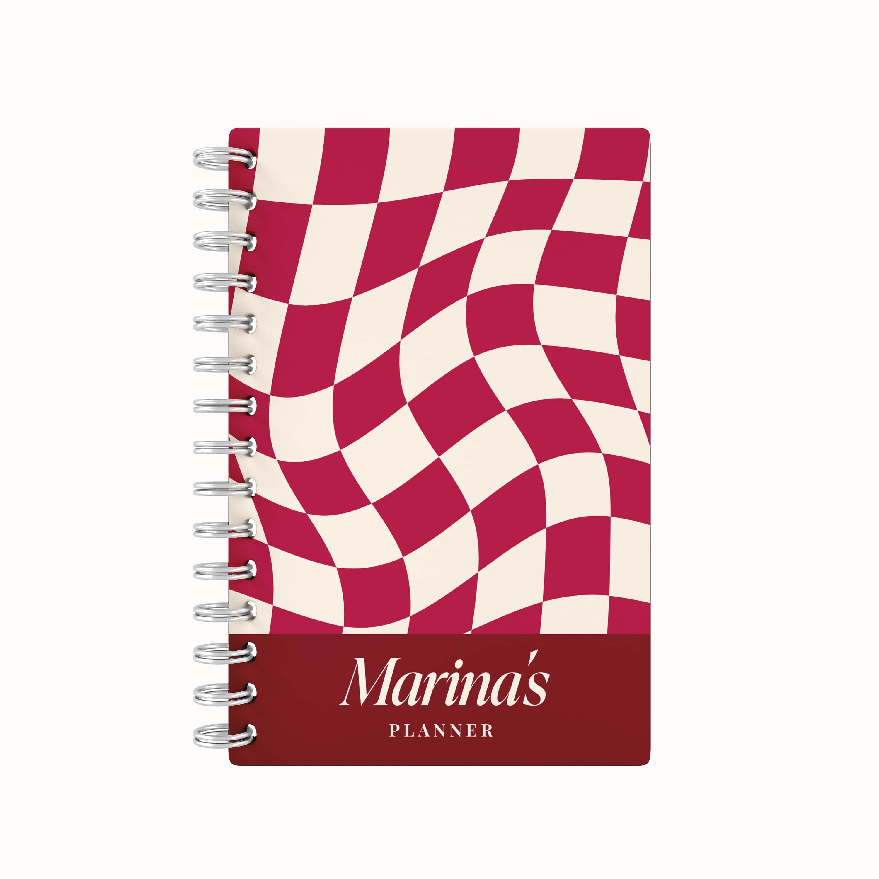 Checkered Tiles 2026 Desk Planner