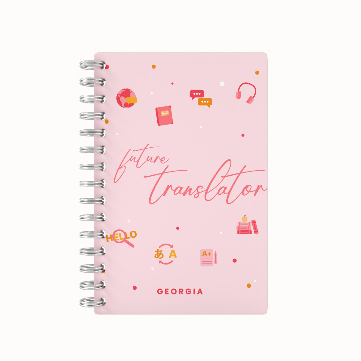 Future Translator Lined Notebook