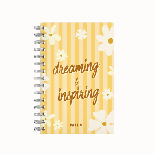 Dreaming & Inspiring 2026 Desk Planner - Yellow