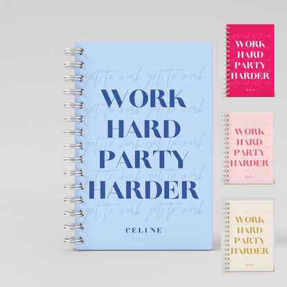 Work Hard Party Harder Student Planner