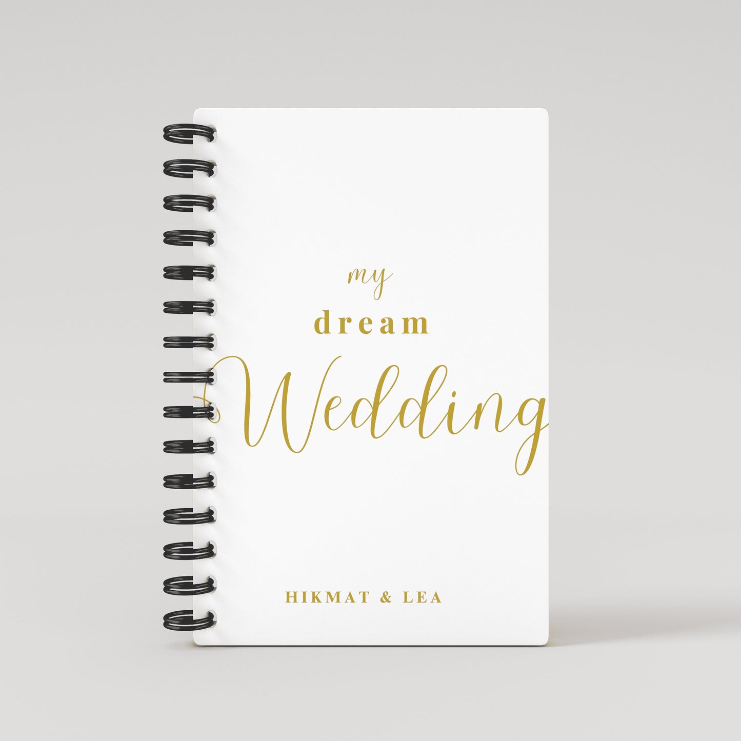 My Dream Wedding Gold Foil Wedding Planner