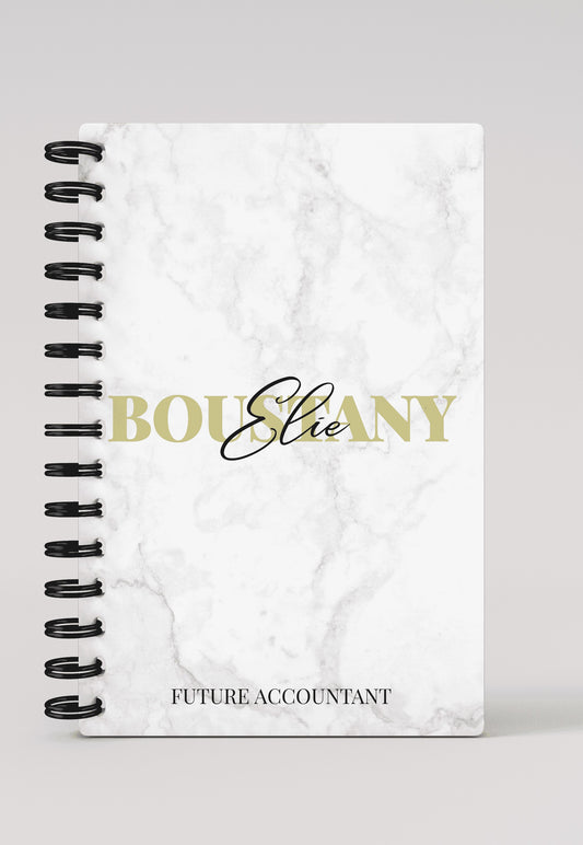 White Marble 2024 Weekly Planner
