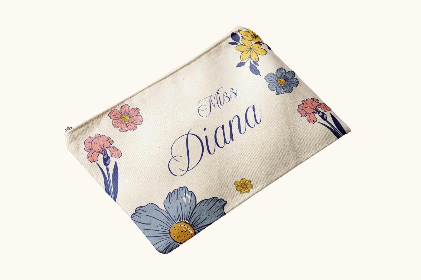 Flower Blossom Tote Pouch