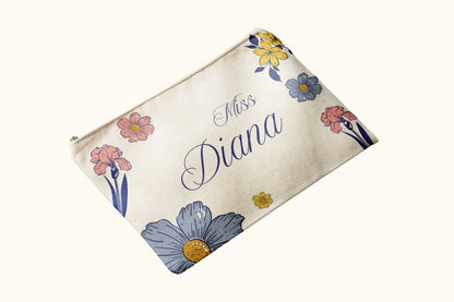 Flower Blossom Tote Pouch