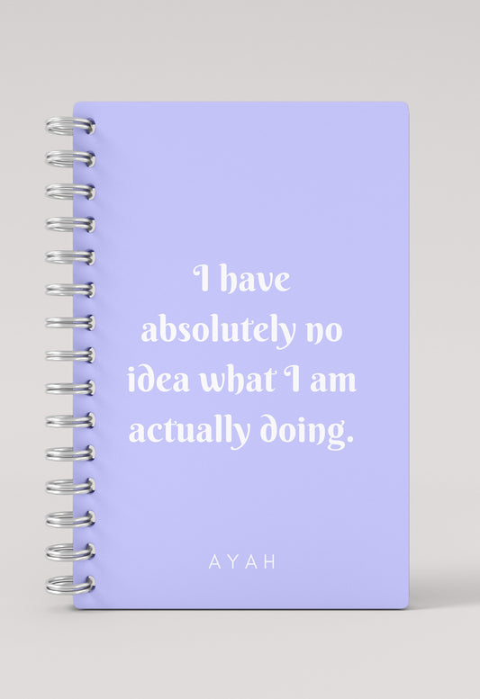 Any Quote Lined Notebook