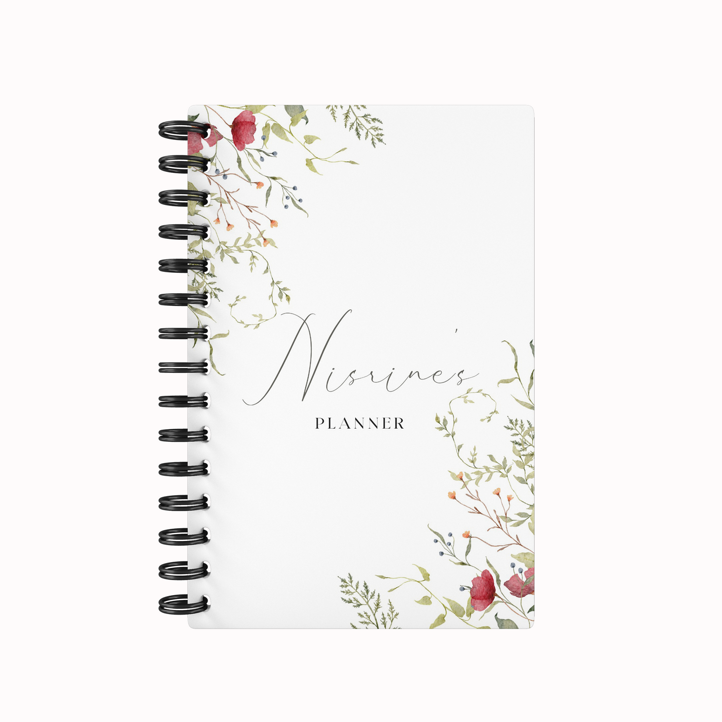 Simple Flower Red - 2026 Daily Planner