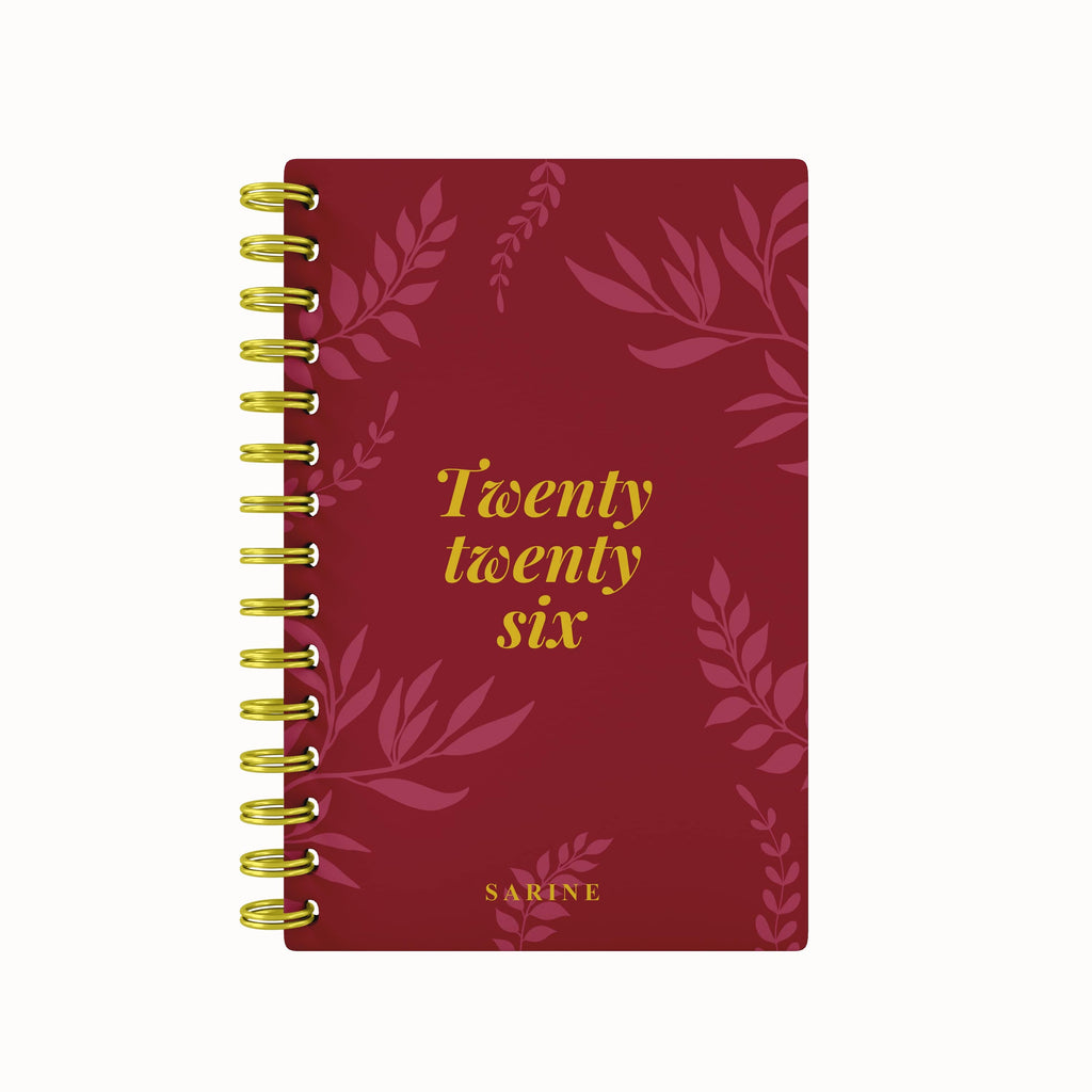 Foliage 2026 Foil Daily Planner