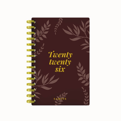 Foliage 2026 Foil Daily Planner