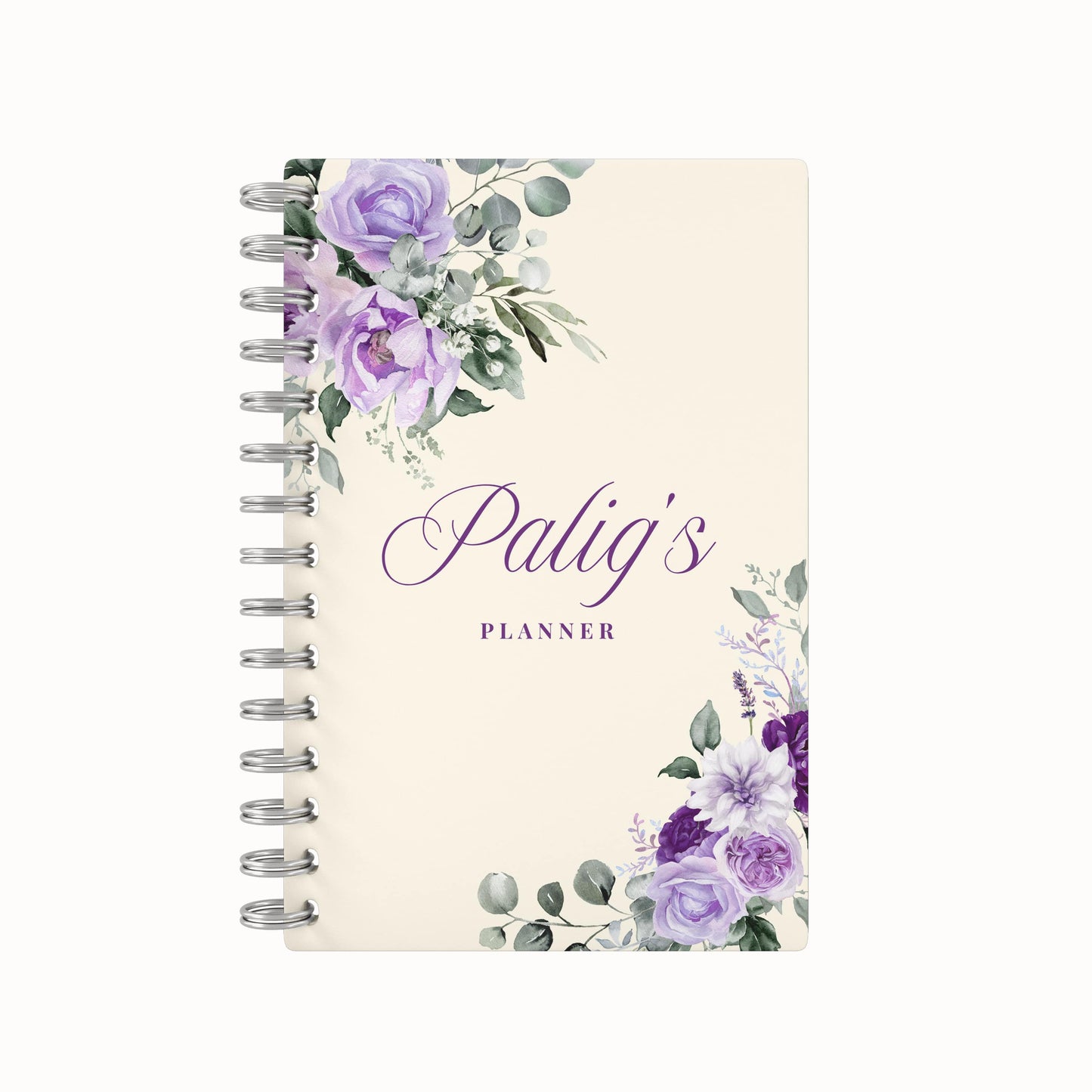 Bouquet 2026 Desk Planner - Purple
