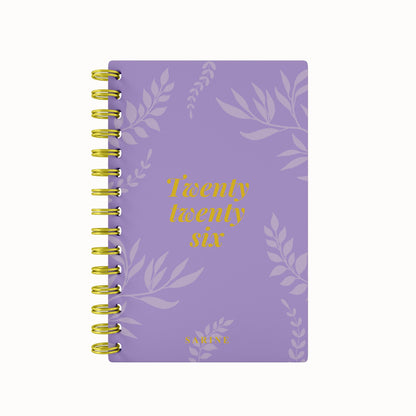 Foliage Foil 2026 Desk Planner