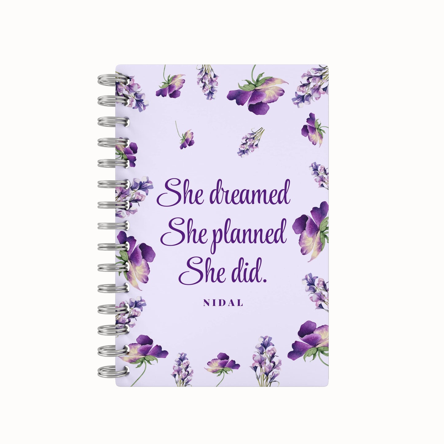She Dreamed Lined Notebook