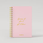 Leather Any Name Lined Notebook