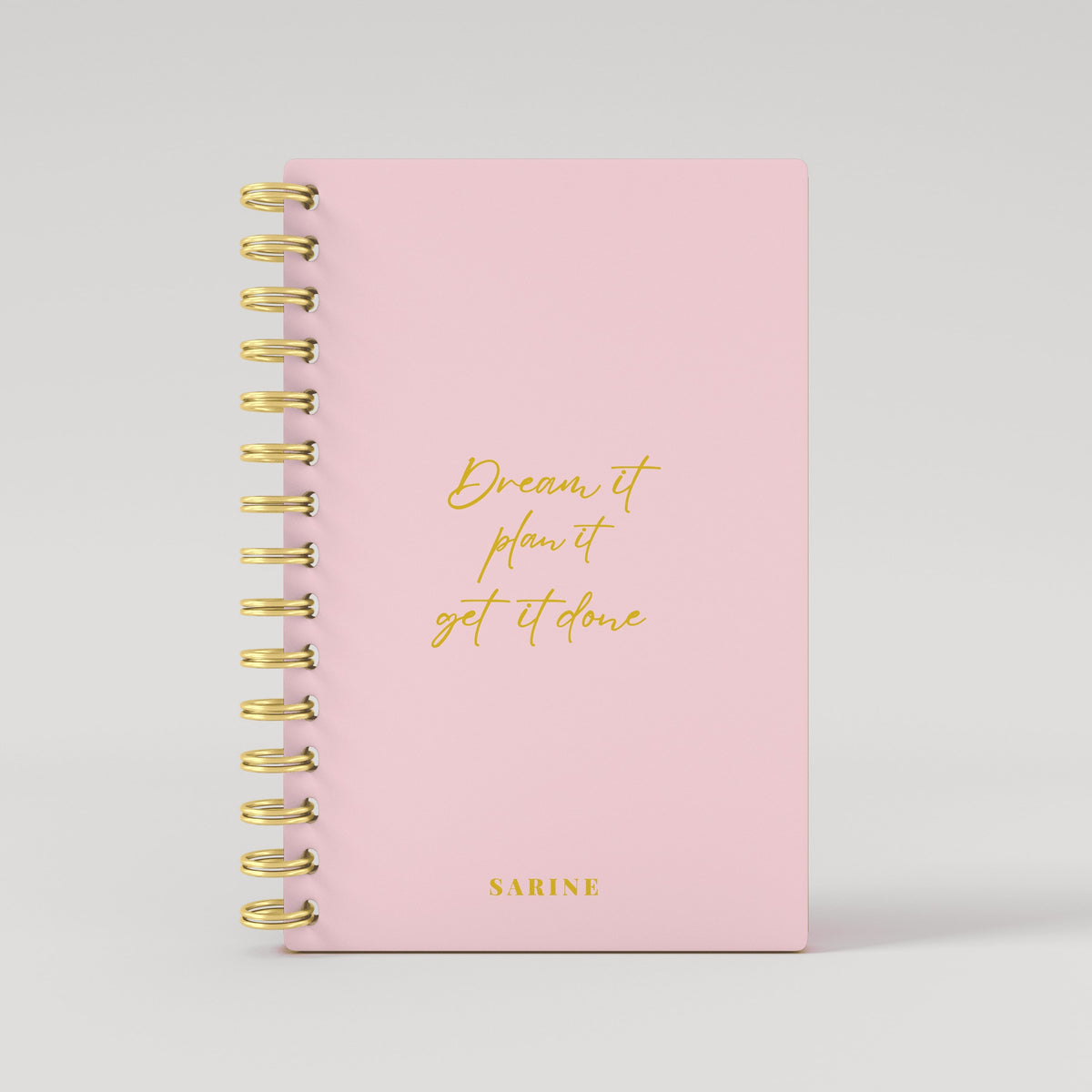 Leather Any Name Lined Notebook