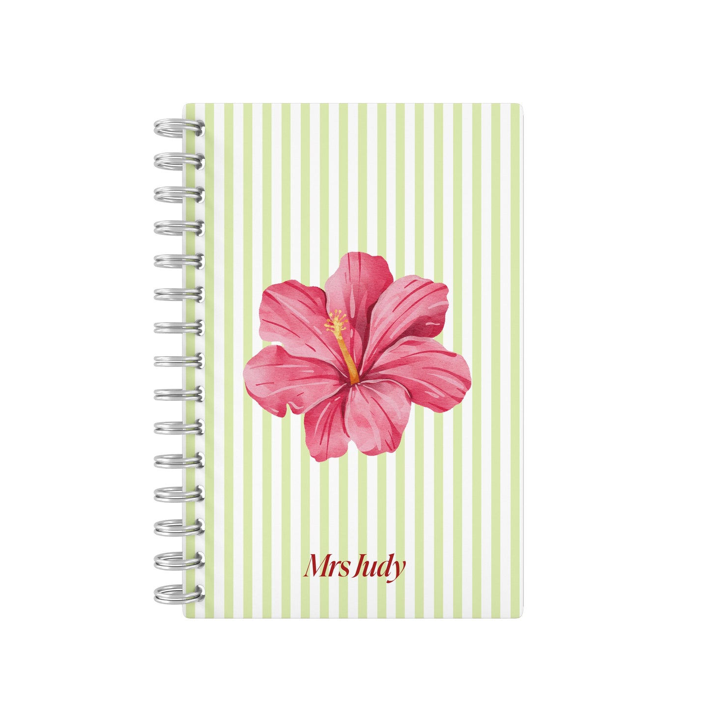 Pink Flower Green - Teacher Planner