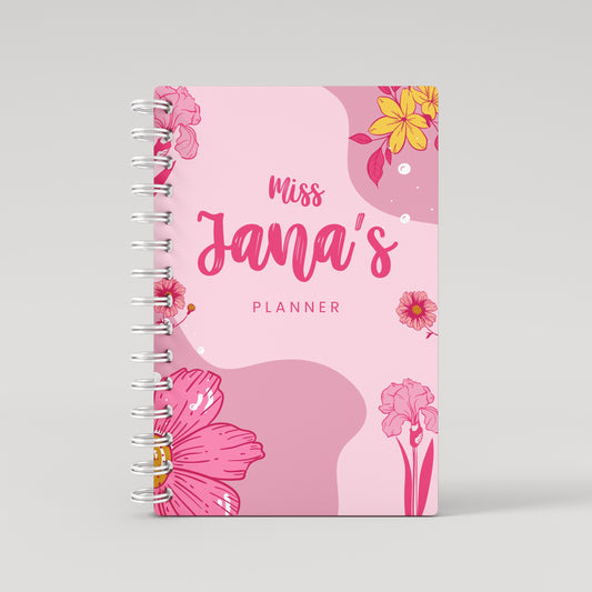 Flower Burst Pink - Teacher Planner