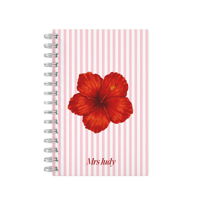 Red Flower Pink - Teacher Planner