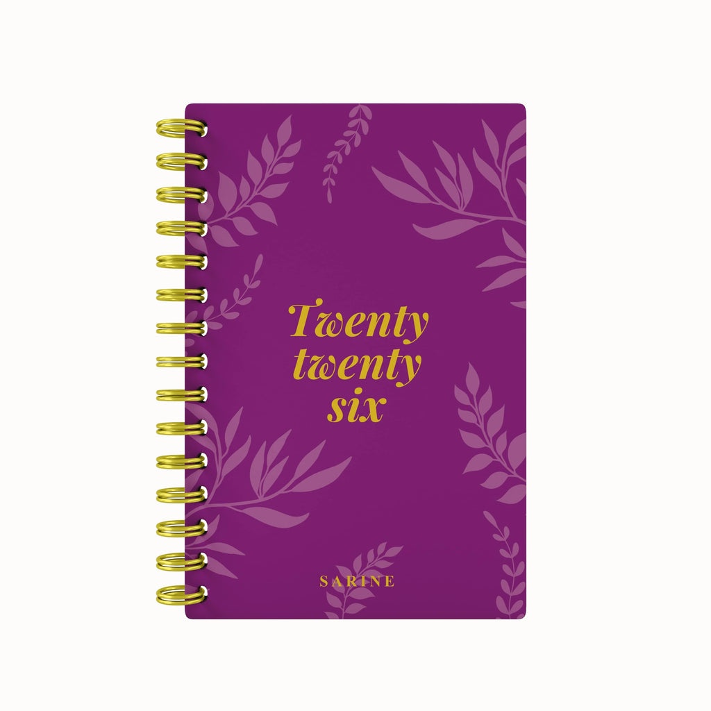 Foliage 2026 Foil Lined Notebook