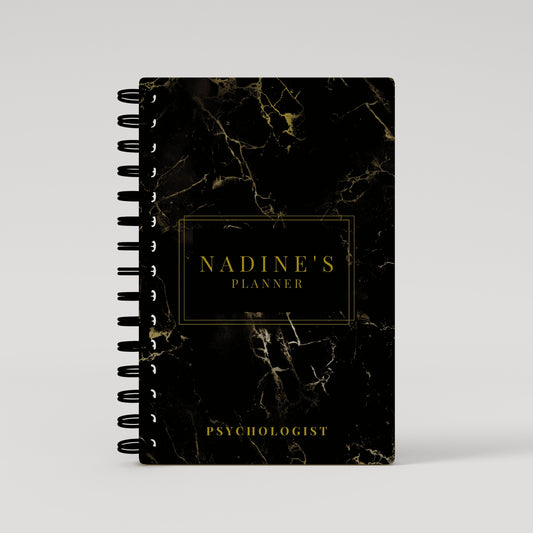 Gold Black Hue 2024 Daily Planner
