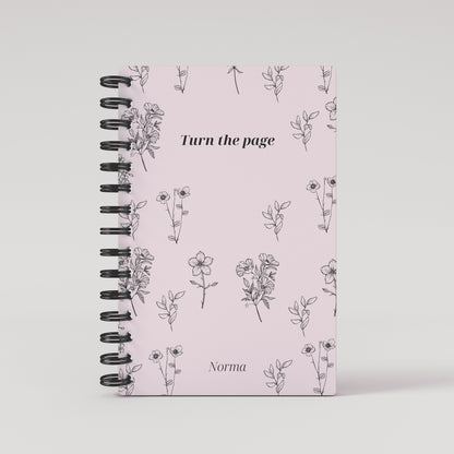 Turn the Page Vintage Pink - Book Journal