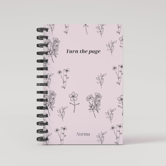 Turn the Page Vintage Pink - Book Journal
