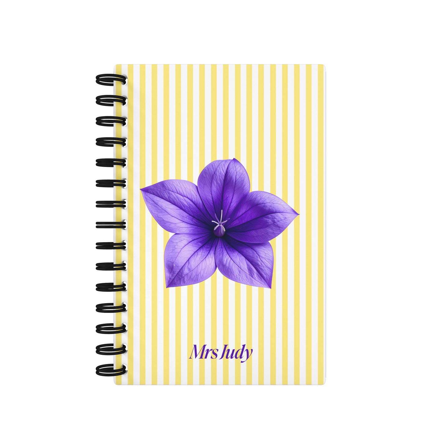 Purple Flower Yellow - Teacher Planner
