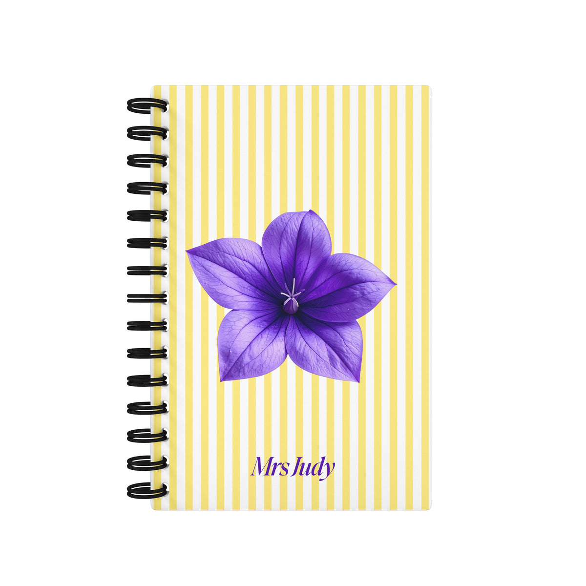Purple Flower Yellow - Teacher Planner