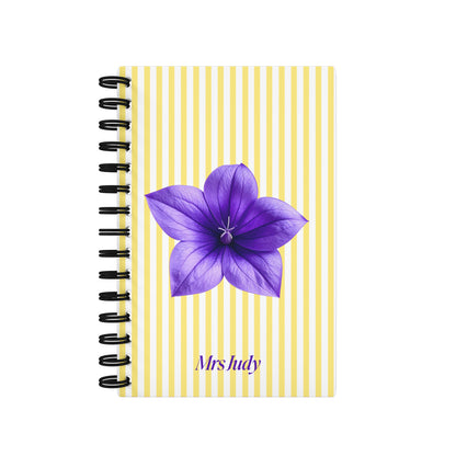 Purple Flower Yellow - Teacher Planner