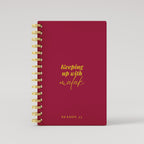 Leather Gossip Girl 2025 Weekly Planner