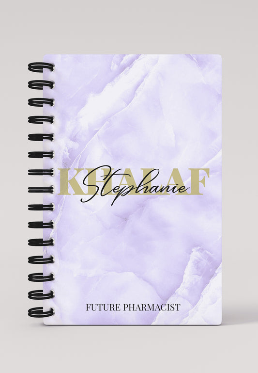 Purple Marble Profession 2024 Daily Planner