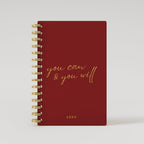 You can & You will Foil 2026 Daily Planner