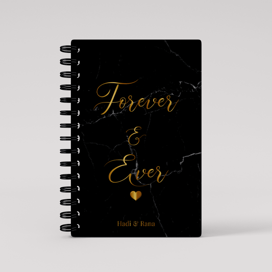 Forever & Ever  ScrapBook - Black Marble