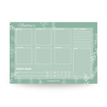 Leaves & Colors Green Weekly DeskPad
