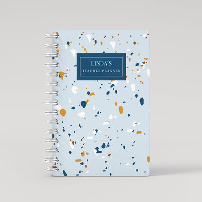 Terrazzo Orange Blue - Teacher Planner