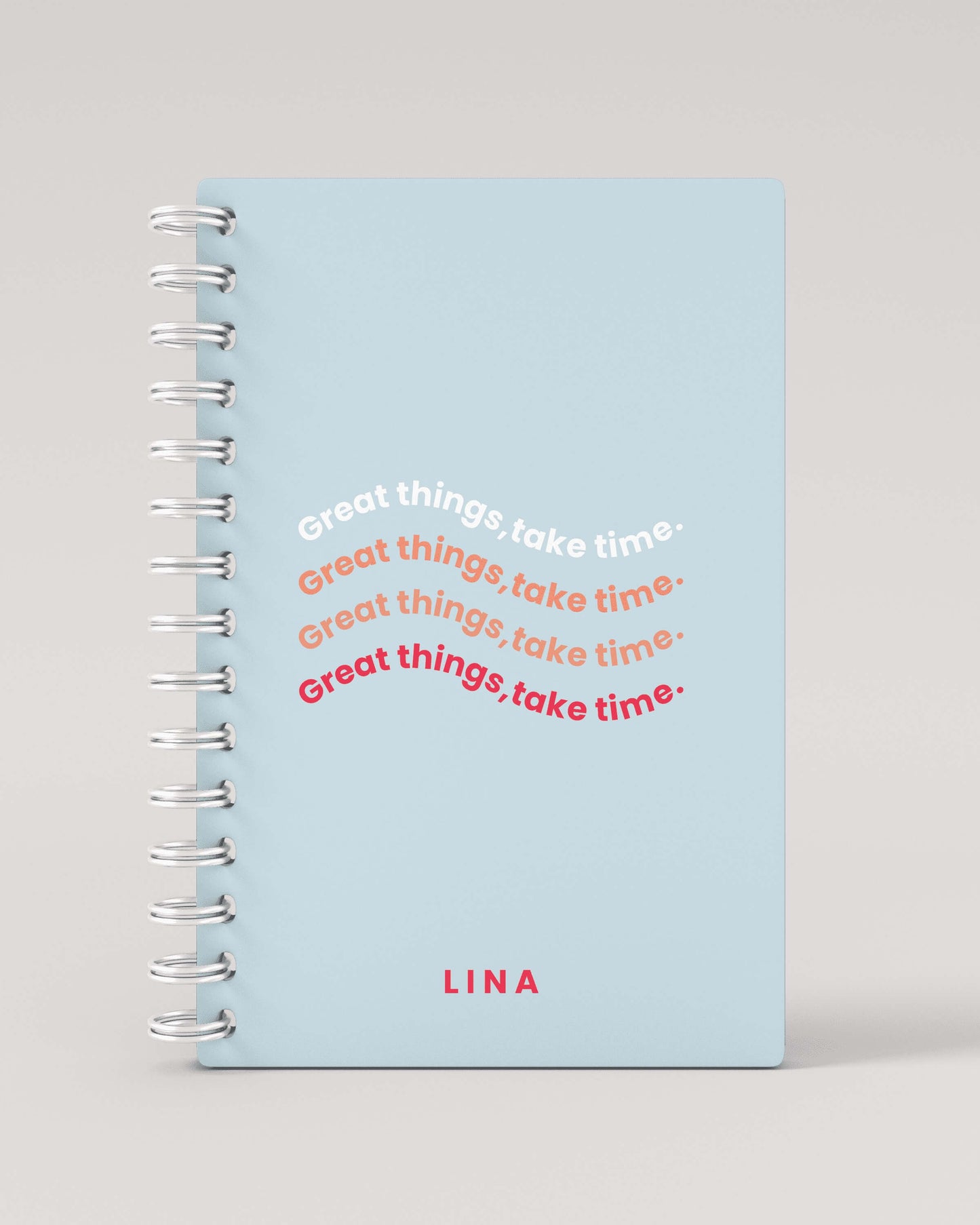 Great Things Take Time Student Planner