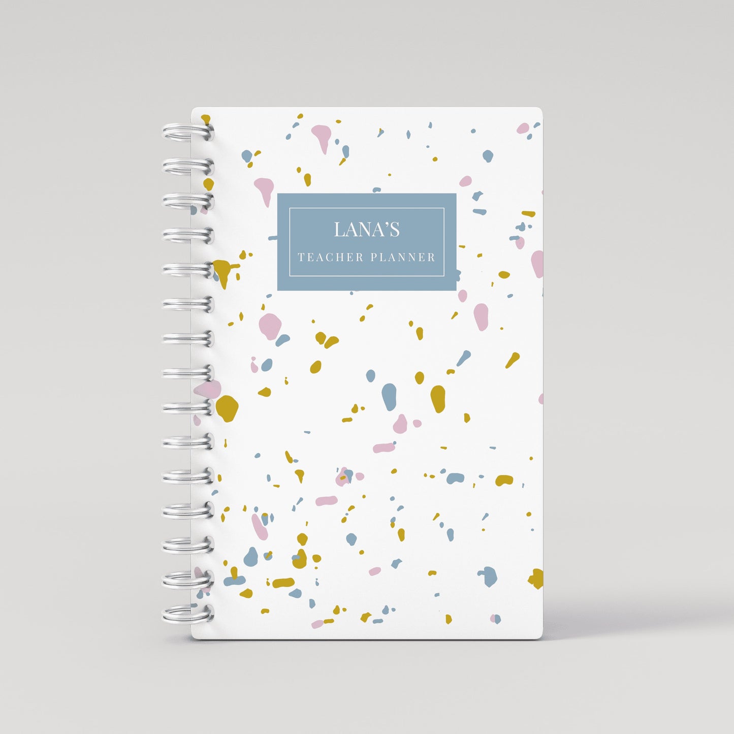 Terrazzo White - Teacher Planner