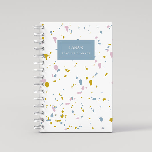 Terrazzo White - Teacher Planner