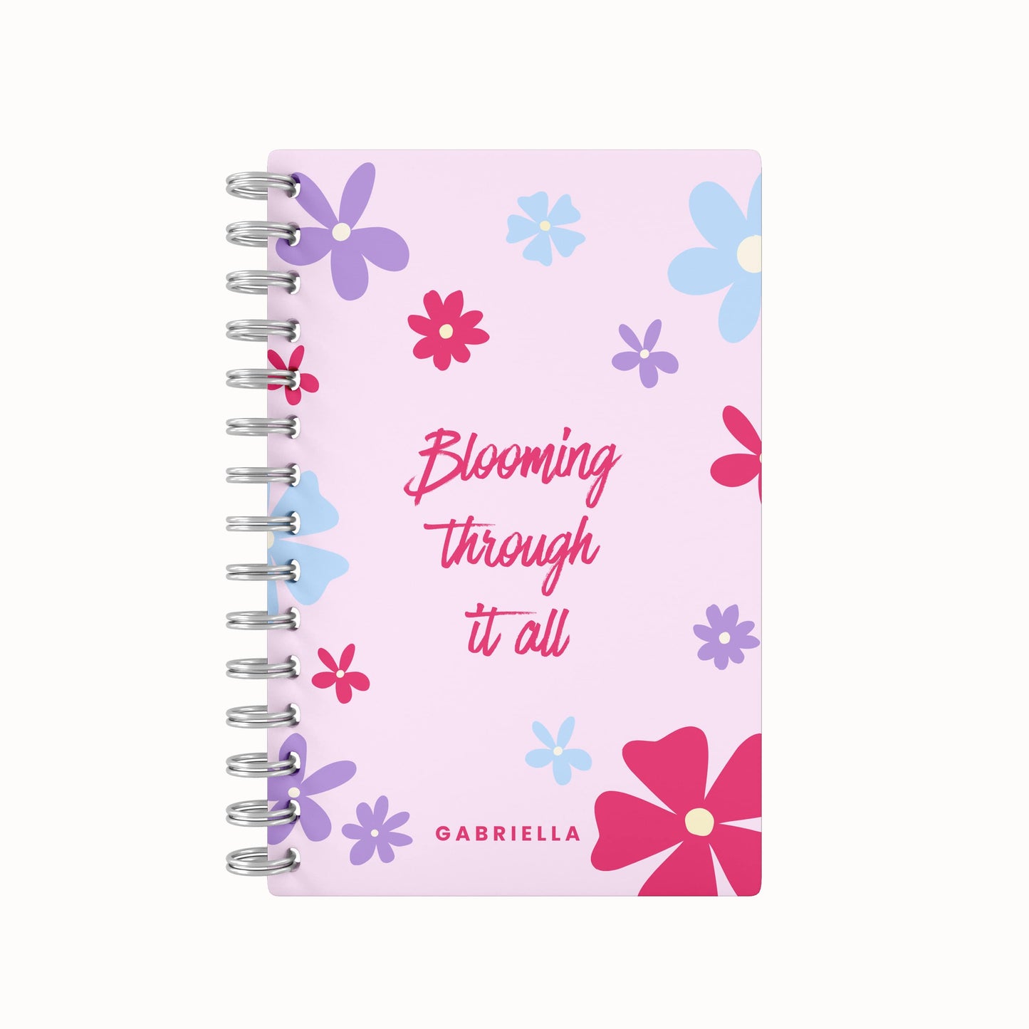 Blooming Through It All Lined Notebook