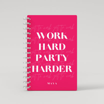 Work Hard Party Harder 2024 Daily Planner