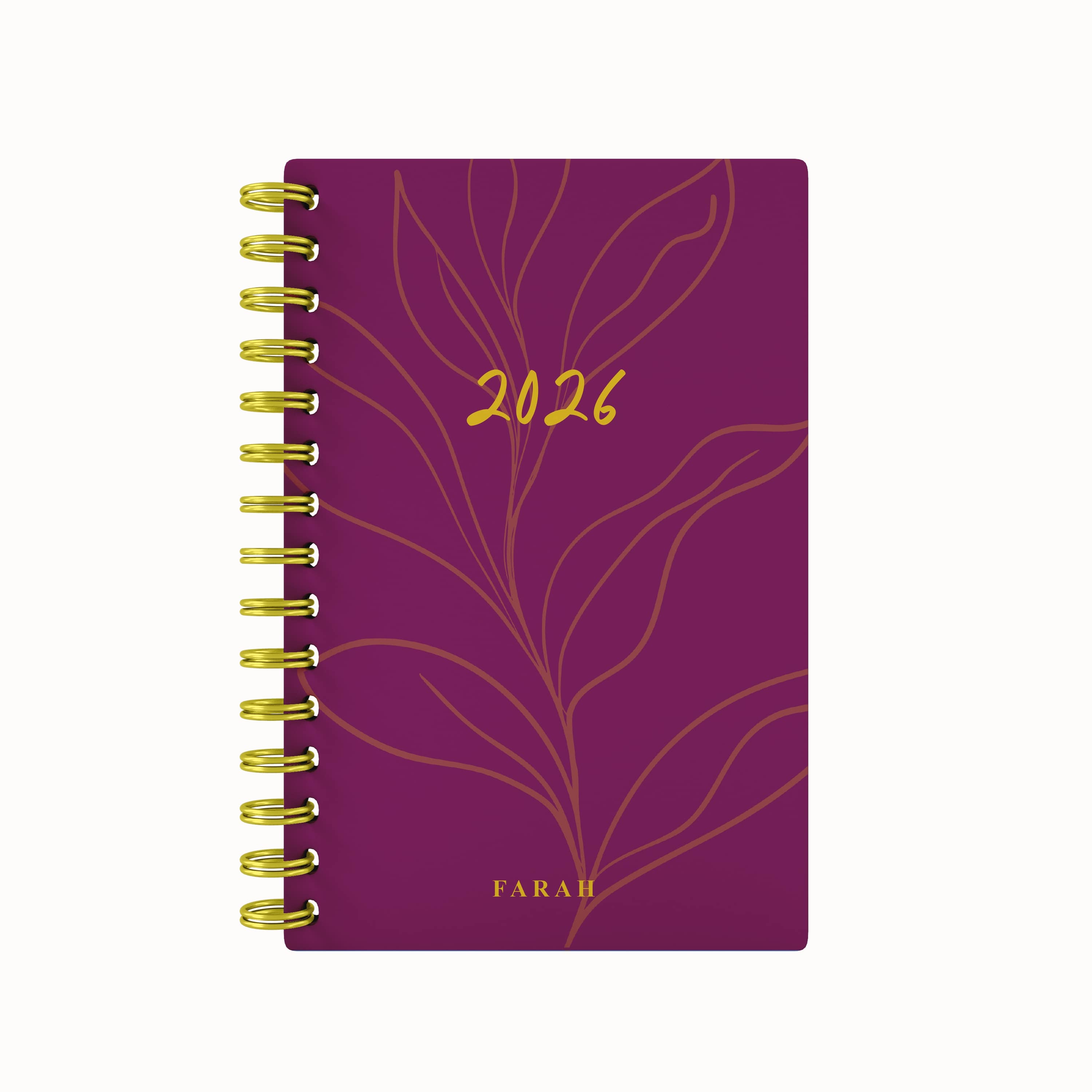 2026 Bloom Foil  Weekly Planner